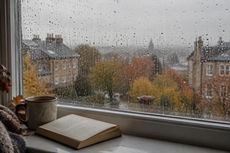 Rain Against the Window: The Atmosphere of an Autumn Reading Night